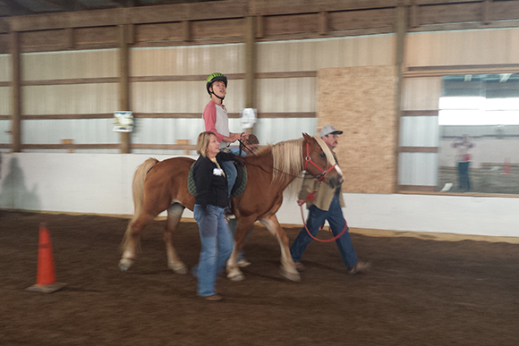 Teacher Michelle O'Meara knows her students benefit from unique access to therapeutic riding.