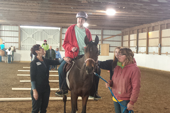 Teacher Michelle O'Meara knows her students benefit from unique access to therapeutic riding.
