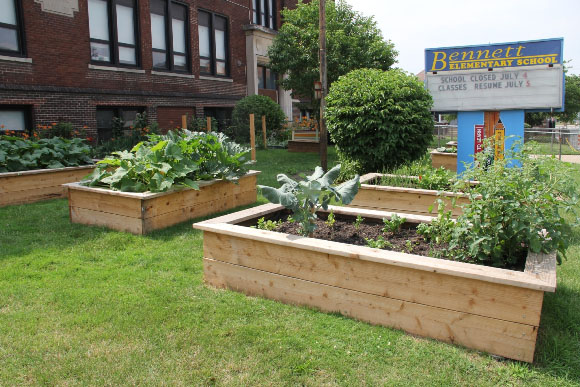 Bennett Elementary School is one of DPS' most outstanding school garden communities