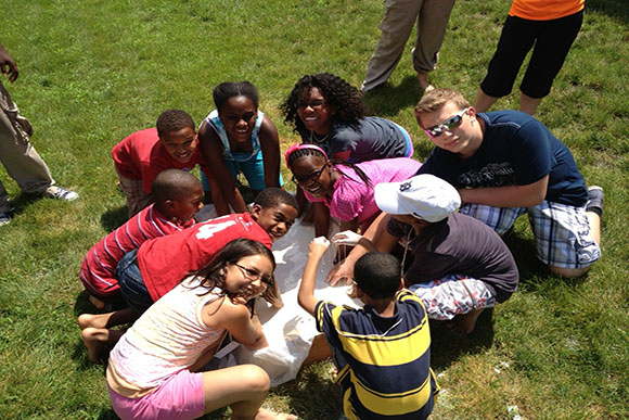 Campers get hands-on with science at MiSci's Summer Science Camp. Students never tire of making and playing with "oobleck," a substance with the properties of both a liquid and a solid.