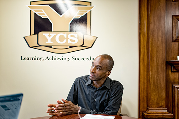 Dr. Benjamin Edmondson at his YCS office