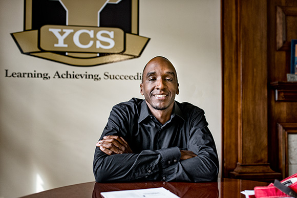 Dr. Benjamin Edmondson at his YCS office
