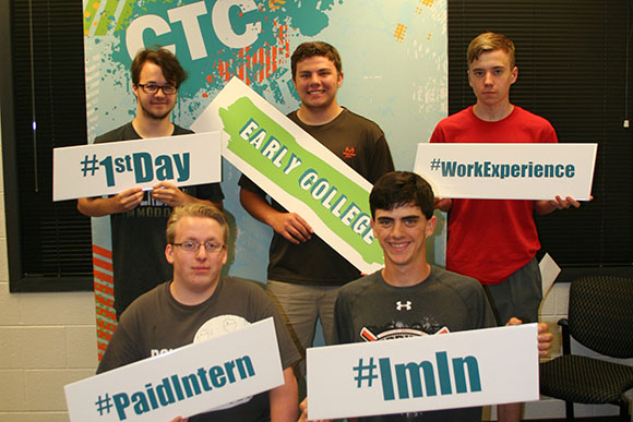 Students at Careerline Tech Center's Early College program