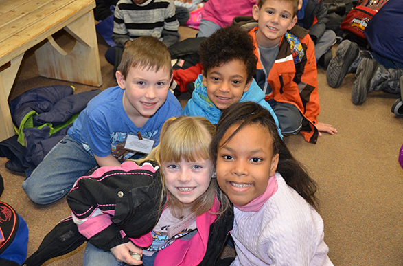 Cleveland Elementary students at a PH Schools and PH Recreation Department partnership.