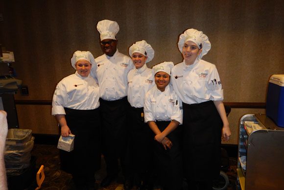 Capital Area Career Center culinary arts students participate at the ProStart competition.