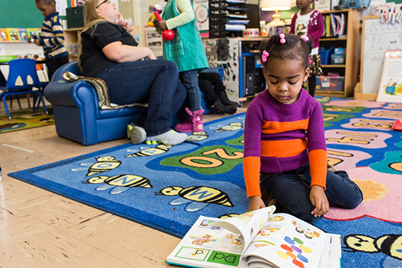 3-year-olds attending The Children's Center's Head Start preschool program in Detroit.