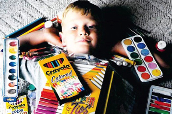 As a child, art was an avenue to help keep Matthew engaged in school and learning.